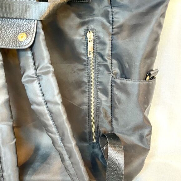 Backpack Black Faux Leather Bottom A New Day - Picture 4 of 8